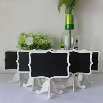 Mini Rectangle Chalkboards for Weddings and Events
