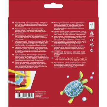 Faber-Castell Water Colour Pencils Set of 24 for Artists