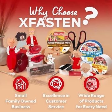 XFasten 375ft Water Activated Packing Tape for Shipping