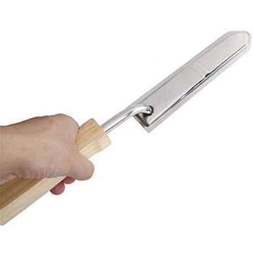 eoocvt Large Stainless Steel Electric Honey Uncapping Knife Beekeeping Scraper Hot Knife
