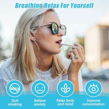 Solaradgy Breathing Necklace for Anxiety Relief and Meditation