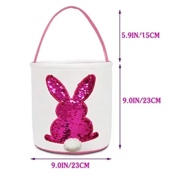 Adorable Poptrend Easter Basket Bags for Kids - Reusable