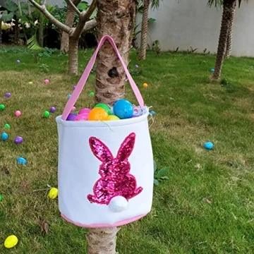 Adorable Poptrend Easter Basket Bags for Kids - Reusable