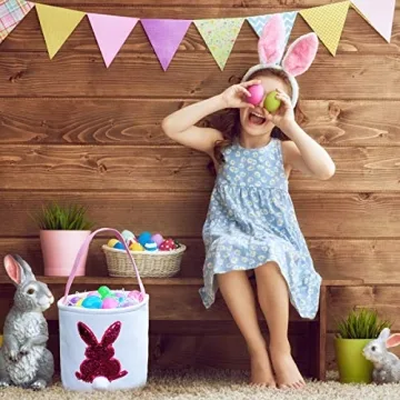 Adorable Poptrend Easter Basket Bags for Kids - Reusable