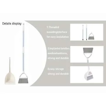 Xifando Mini Broom with Dustpan Set for Kids