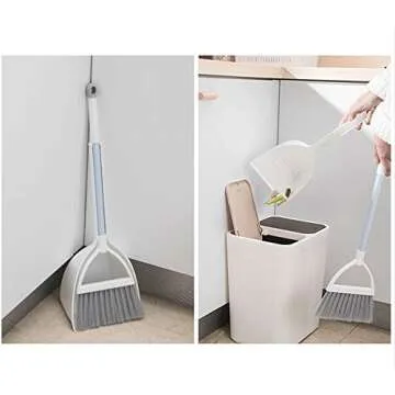 Xifando Mini Broom with Dustpan Set for Kids