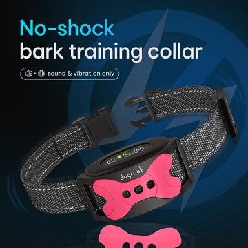 DogRook No Shock Dog Bark Collar for All Breeds - 12-110lbs