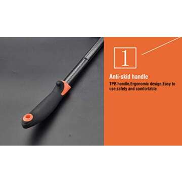 Edward Tools Carbon Steel Hand Hoe