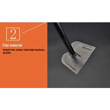 Edward Tools Carbon Steel Hand Hoe