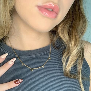 Elegant 18k Gold Plated Dainty Necklace for Women Gift