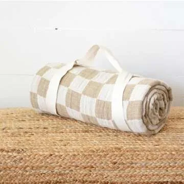Elevate Comfort with 100 North Checkered Design Throw Blanket