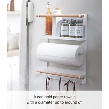 Yamazaki Tosca Magnetic Kitchen Storage Rack for Organizing