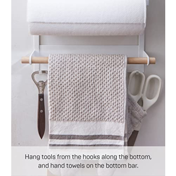 Yamazaki Tosca Magnetic Kitchen Storage Rack for Organizing