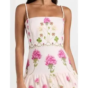 Elegant Jardinvue Floral Party Dress for Modern Women