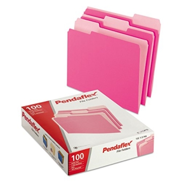 Pendaflex Pink Filing Folders - Durable and Stylish Organization