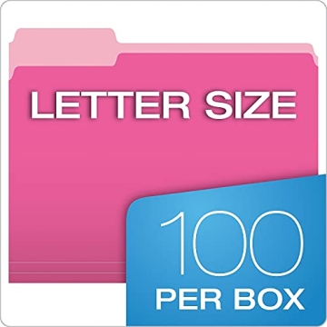 Pendaflex Pink Filing Folders - Durable and Stylish Organization