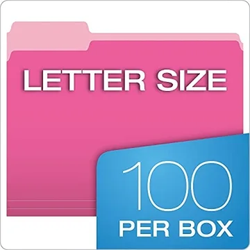 Pendaflex Pink Filing Folders - Durable and Stylish Organization
