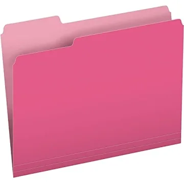 Pendaflex Pink Filing Folders - Durable and Stylish Organization