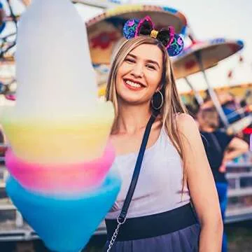 MADO Mouse Ears Headband for Women, Princess Hair Accessories for Adults and Kids (Anna)