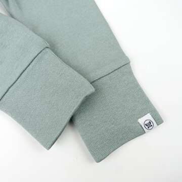 HonestBaby Multipack Honest Pants Joggers Pull on 100% Organic Cotton for Infant Baby and Toddler, Boys, Girls, Unisex, Morning Mountains, 0-3 Months