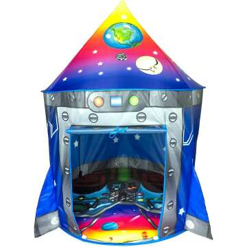 Rocket Ship Kids Play Tent - Fun Space Design