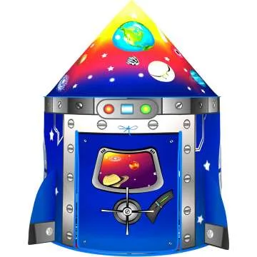 Rocket Ship Kids Play Tent - Fun Space Design