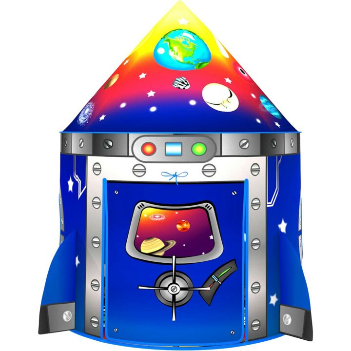 Rocket Ship Kids Play Tent - Fun Space Design