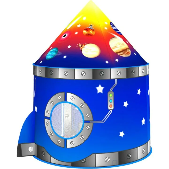 Rocket Ship Kids Play Tent - Fun Space Design