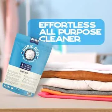 Ecoxall Boric Acid Fine Powder - Effective Cleaner & Deodorizer
