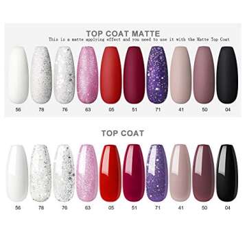 Gelongle 10 Colors Gel Polish Starter Kit 36W LED UV Nail Dryer Curing Lamp Manicure Nail Art Tools