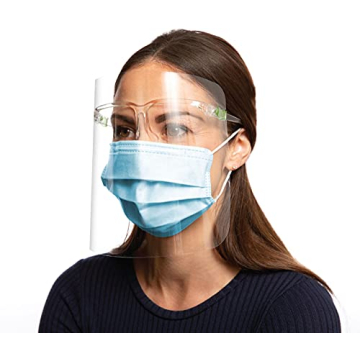FLTR Pure Protection Anti-Fog Face Shields – 10-Pack for Ultimate Comfort