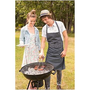 Hiash 16 Inch Extra Long Stainless Steel Kitchen Scissor Tongs, Non-Slip Comfortable Red Grip, Heat Resistant for BBQ and Cooking