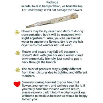 OMUYGDD Silk Flowers in Bulk Wholesale Artificial Orchids, 10 Pcs (Each 20") for Wedding Festive Par...