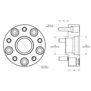 Spidertrax WHS024 Blue Wheel Spacer Kit