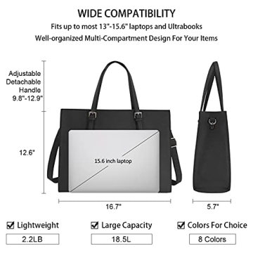 Waterproof Laptop Bag for Women - Professional & Stylish