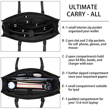 Waterproof Laptop Bag for Women - Professional & Stylish