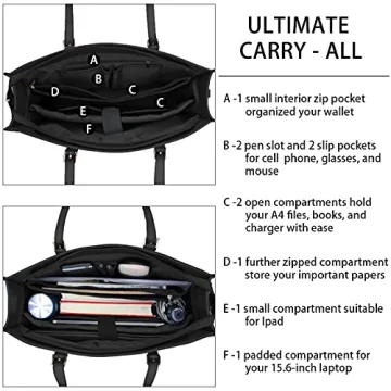 Waterproof Laptop Bag for Women - Professional & Stylish