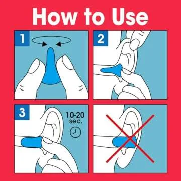 AZEN Soft Foam Ear Plugs for Ultimate Noise Reduction