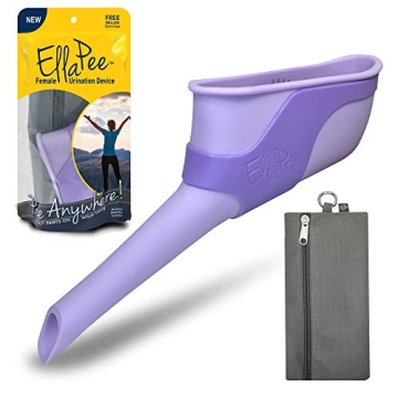 EllaPee Womens Urinal Funnel Female Urination Device for Women, Camping Accessories, Hiking, Outdoor...