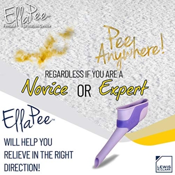 EllaPee Women's Urinal Funnel for Adventure & Travel