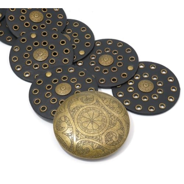 Buywis Boho Wide Disc Belt for Stylish Women