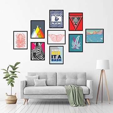 Sheep Dog Farm Pasture Framed Art Print 12x16 Inch