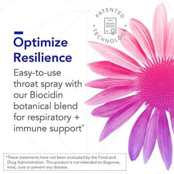 Bio-Botanical Research Biocidin Throat Spray - Clinically Researched Liquid Immune Spray - Promotes ...