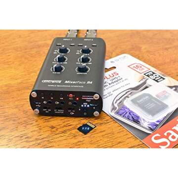 CEntrance Mixerface R4: Portable Audio Interface with Recorder