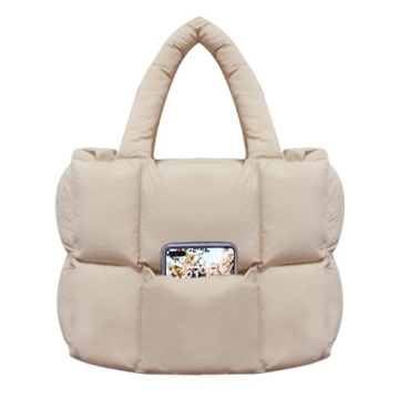 Stylish NAARIIAN Large Puffer Tote Bag for Women