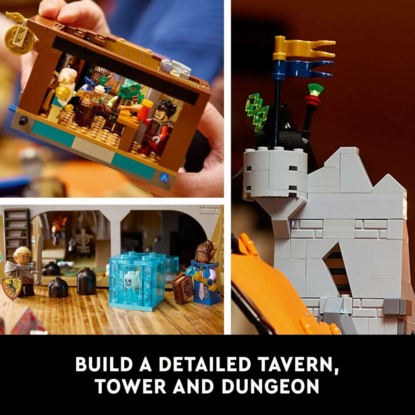 Dungeons & Dragons Red Dragon Building Set for Adults