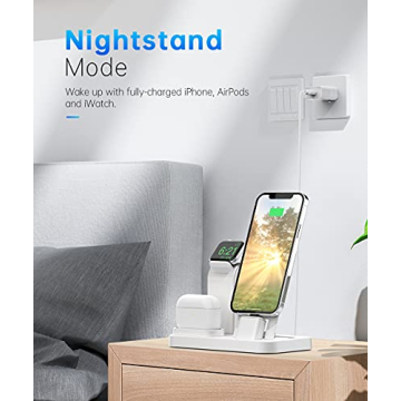 3 in 1 Charging Station for Apple Devices with Fast Adapter