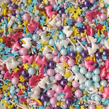 Sentovac Unicorn Mix Sprinkles for Baking Decor