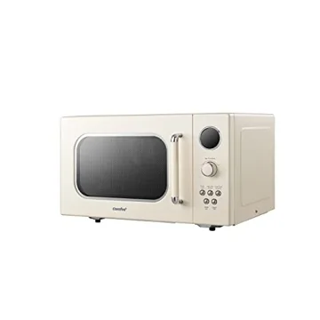 COMFEE CM-M092AAT Retro Microwave with 9 Programs & ECO Mode