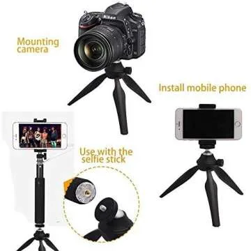 LINKCOOL Mini Tripod - Portable Smartphone Tripod with Remote